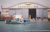 SRN1 fitted with a new bow to trial the SRN2